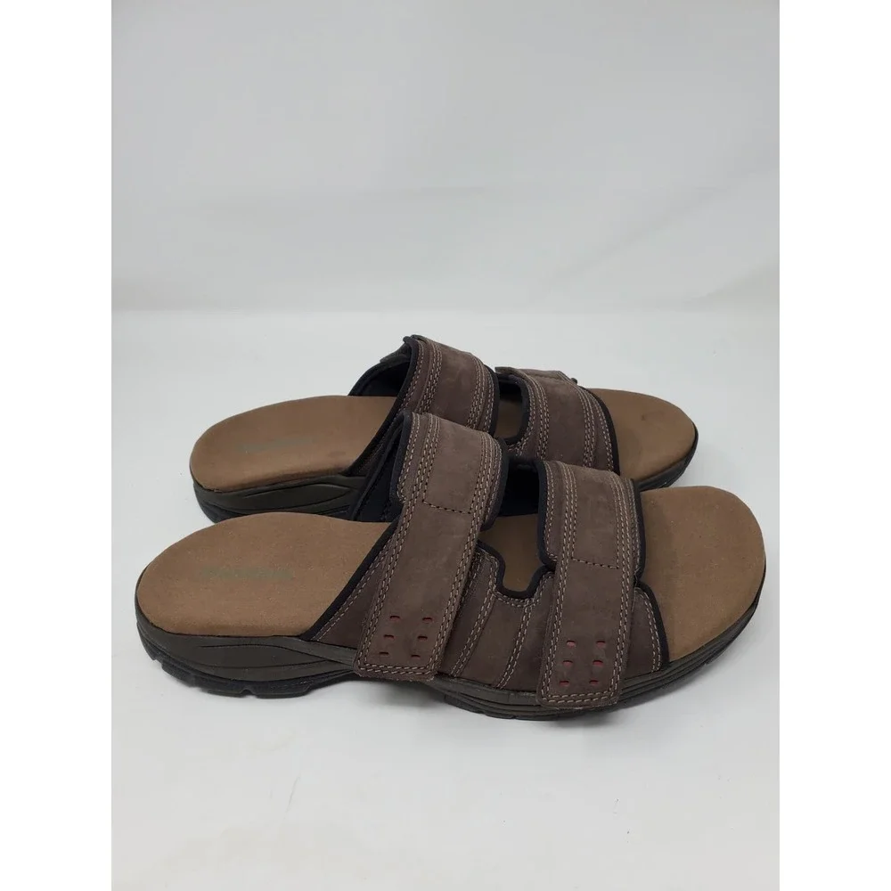 Dunham Men's Newport Slide Sandals CH0485 Size 13 Brown